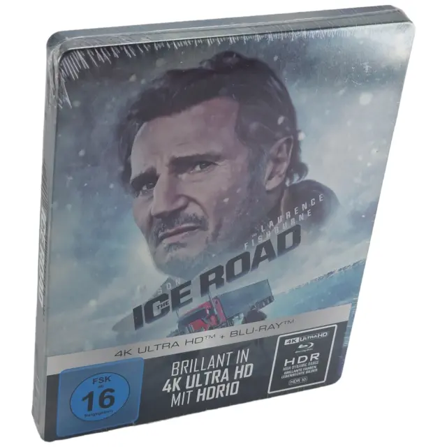 The Ice Road 4K  Ultra HD + Blu-ray SteelBook Liam Neeson Region Free Neuf VO