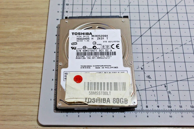 Disque Dur Toshiba MK4026GAX 2.5" 40 Go - Interface IDE, Occasion Testé, Référence #F61