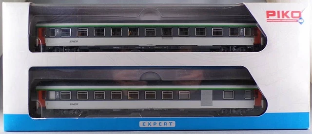 PIKO 97134 -Set de 2 voitures Corail VTU REMI intercités, A10tuh