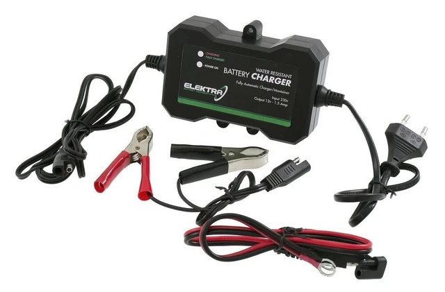 Caricabatterie Moto Con Cavo SAE A Sgancio Rapido, Spina Per Ricarica 12V, Nuovo, Universale