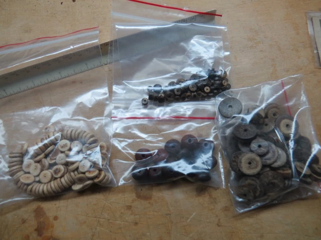 African Trade Beads FOUR BAGS NOT SURE WHAT THEY ARE
