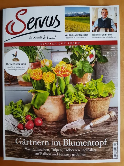 "Servus" Zeitschrift, April 2024, Aktuelle Ausgabe