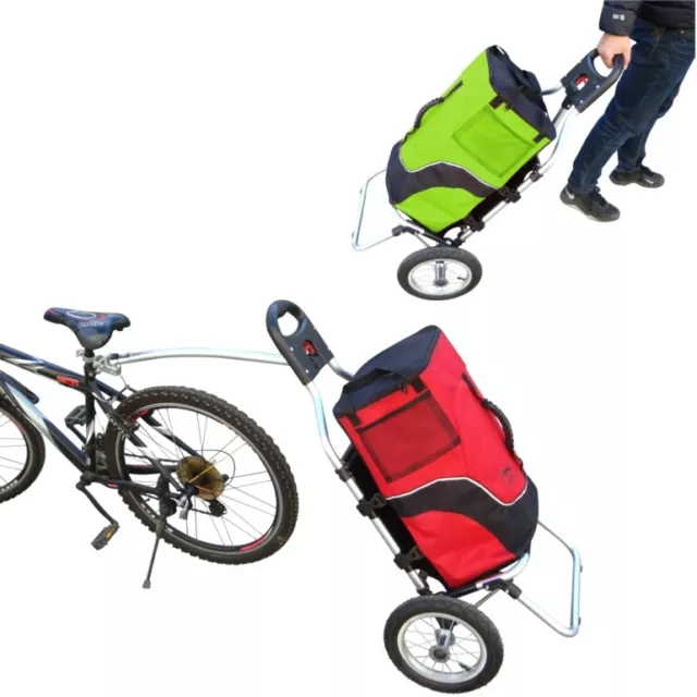 GEKO remolque para bicicleta carga carro carrito de la compra trasporte plegable