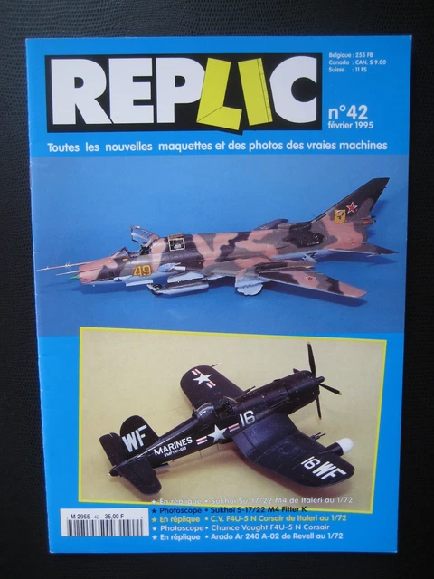 REPLIC n° 42 - SUKHOI SU-17 M4 FITTER - VOUGHT F4U-5N CORSAIR - ARADO AR-240