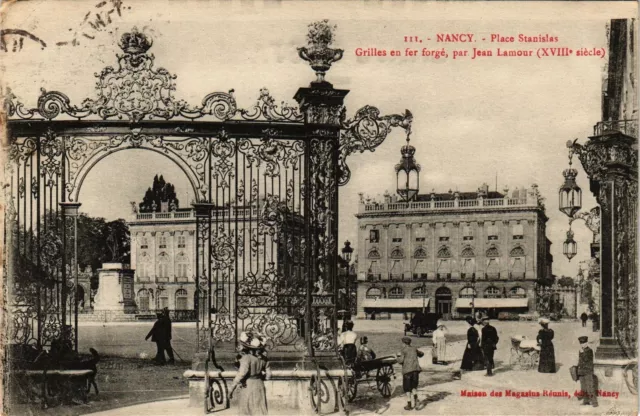 CPA Nancy-Place Stanislas - Wrought Iron Grids (188156)