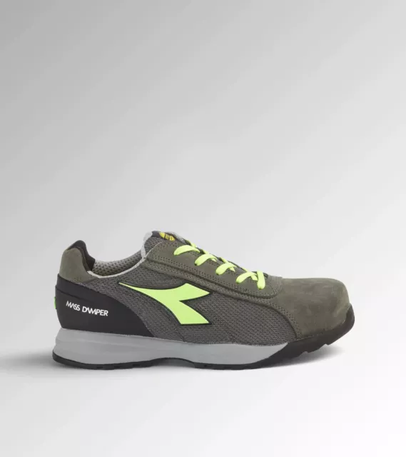 UTILITY DIADORA Zapatos Trabajo Glove Mds Text Bajo S1P Hro Src Gris Verde