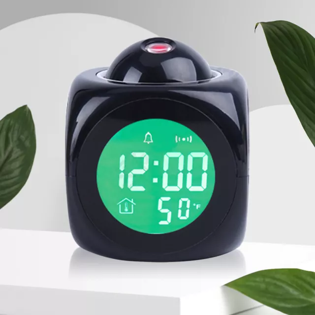 fr Voice Talking Clock Music Alarm Clock Multi-function for Home Bedroom Decorat