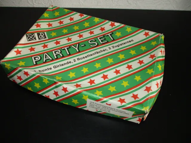 Original DDR Fasching / Silvester - Party Set .