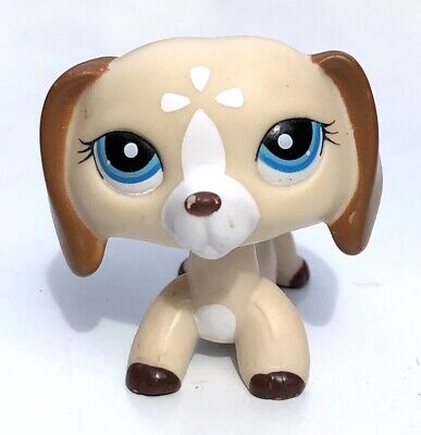 WooMax LPS Jouet Littest Pet Shop Shimmer Glitter Tan Blanc Chihuahua Chiot Collection Chien Jouets pour Enfants Cadeau De No?l danniversaire 