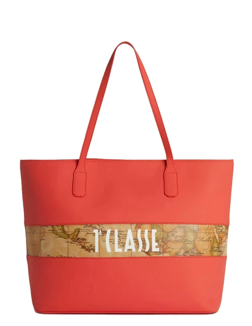 Alviero Martini - Shopping Bag Geo Party Colour - LMGT119636 [Colour: Coral]