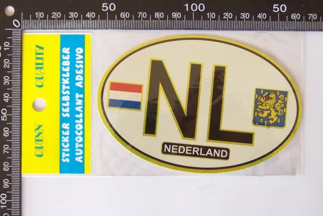 Old Nl Netherlands Nederland Flag Travel Souvenir Car Truck Van Luggage Sticker