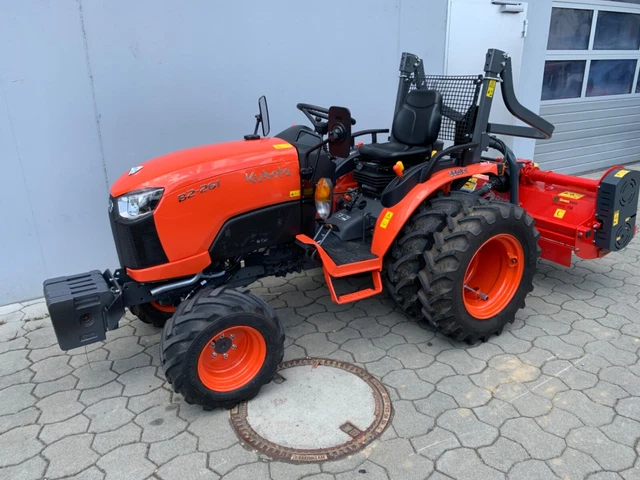 KUBOTA B2-261 (B2261), Alpin, m. Mulcher, Kleintraktor, Allradtraktor, Traktor