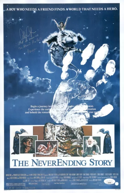 ALAN OPPENHEIMER Signed Handprint #1 of 5 NEVERENDING STORY 11x17 Photo JSA COA