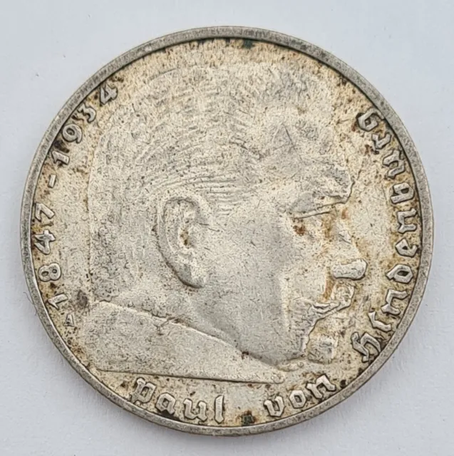 Gemany 2 Mark 1939A Silver Coin