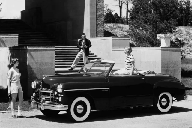 1949 Dodge Wayfarer Convertible press Photo 8 x 10 Photograph