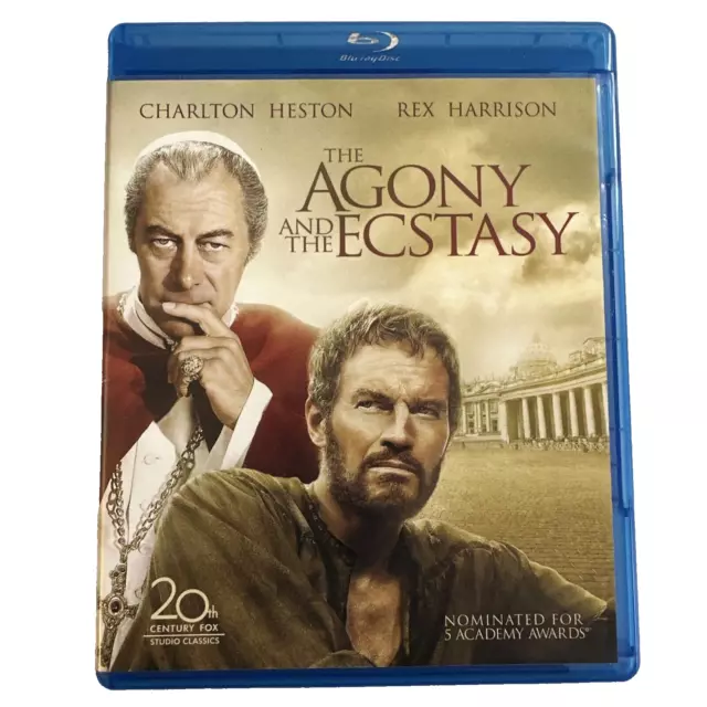 The Agony and the Ecstasy Blu-ray US Edition 1965 Charleton Heston Rex Harrison
