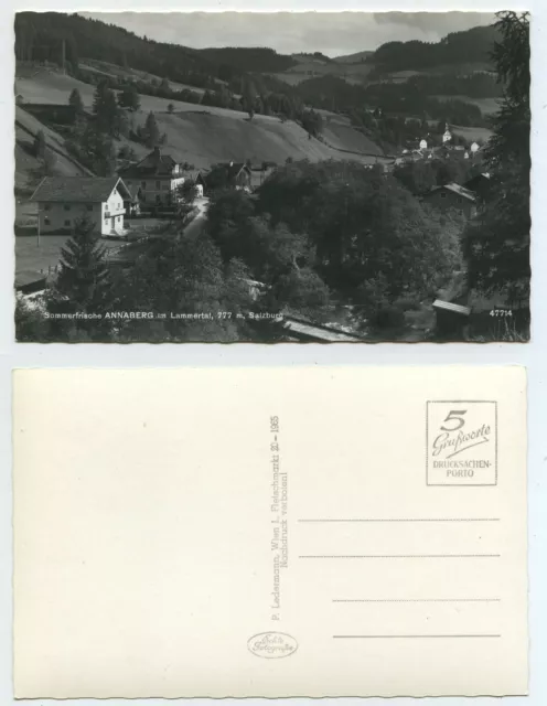74828 - Sommerfrische Annaberg im Lammertal - Echtfoto - alte Ansichtskarte