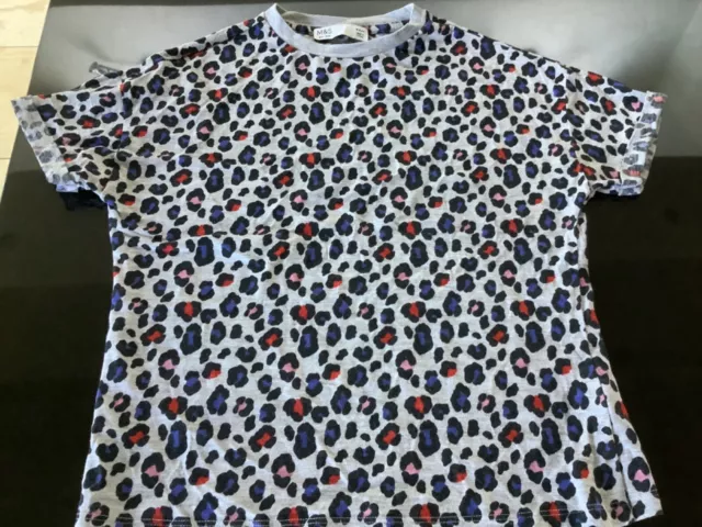 Girls M&S T Shirt Age 10-11 Yrs BNWOT animal print