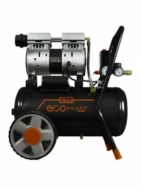 Compressore aria super silenziato 24 lt Vinco KWU750-24L oilfree 8 bar portatile