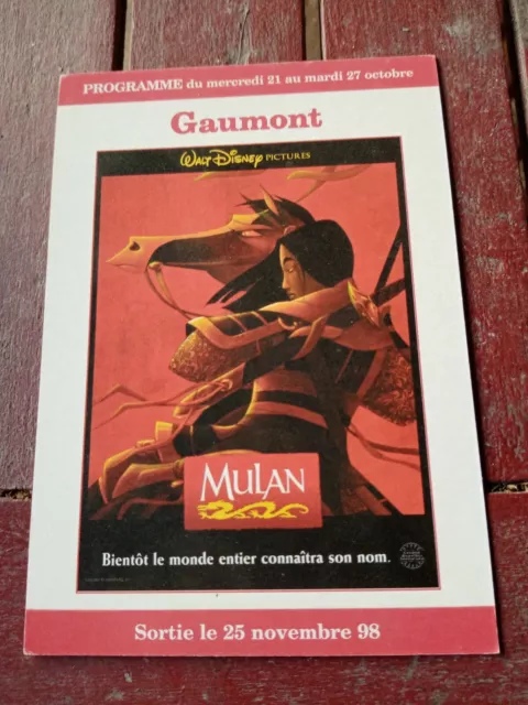 CP affiche du film mulan