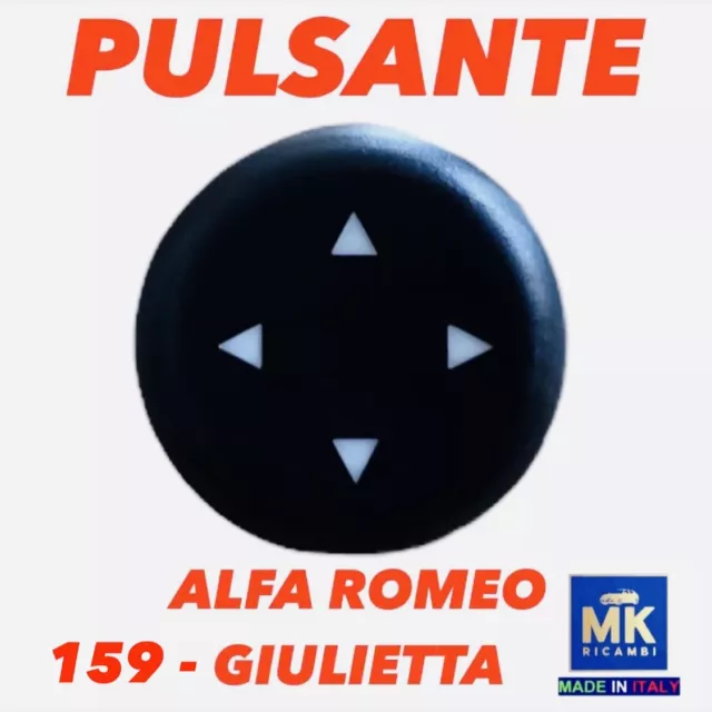 Pulsante Specchietti Alfa Romeo Giulietta 159 Regolazione Specchi Retrovisori