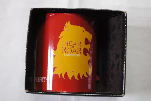 Game Of Thrones Lannister Hear Me Roar Logo Tasse Mug Thé Café Neuf Officiel