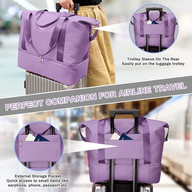 Underseat Cabin Carry On Flight Travel Hand Luggage Bag Hand Shoulder Duffle Bag