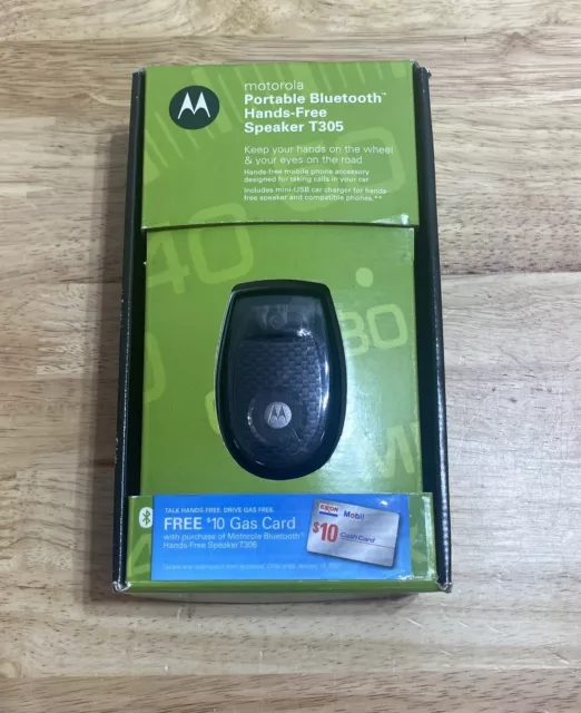 MOTOROLA Portable Bluetooth Hands-Free Speaker T305 Model #98783H New in Box