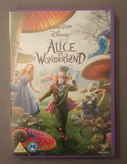 ALICE IN WONDERLAND (DVD, 2010), Tim Burton, Johnny Depp EUR 1,73 ...