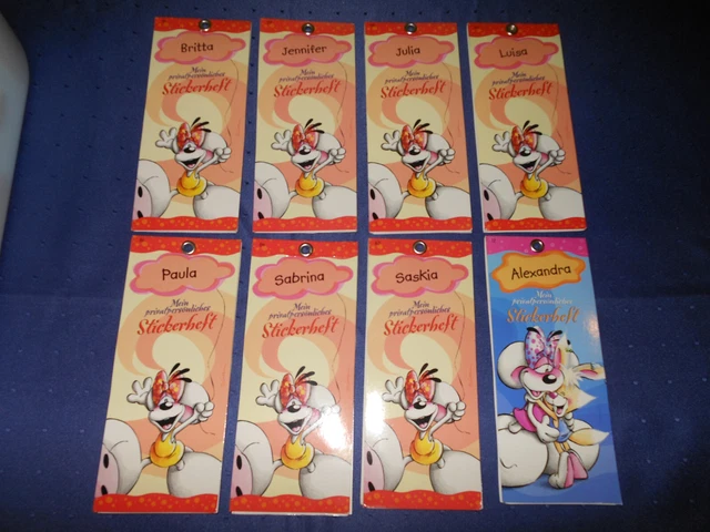 DIDDL STICKERHEFT: BRITTA, Jennifer, Julia, Luisa, Paula, Sabrina ...