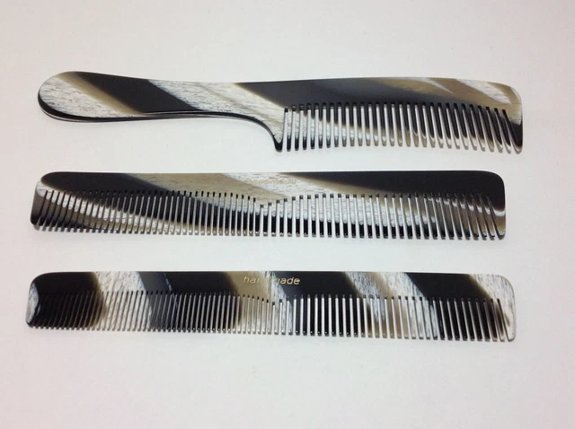 Swedish Crown Griffkamm – Handgemacht, 20 Cm, Aus Cellulose-Acetat