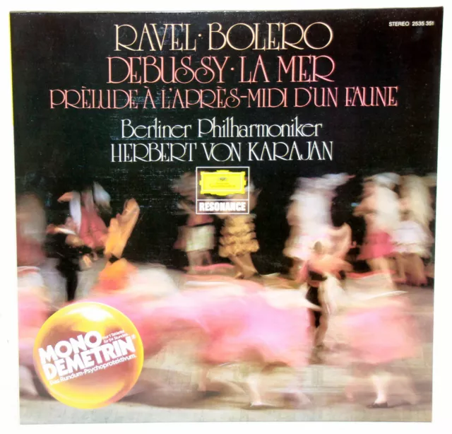 12" Vinyl - RAVEL Bolero / DEBUSSY Lar Mer/Prelude