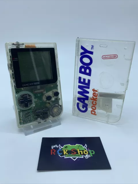 Nintendo Gameboy Pocket Konsole transparent inkl. Case MGB-001 - getestet