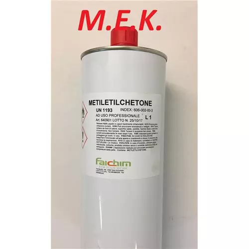 1 Litro Metiletilchetone M.e.k. Mek Mec Solvente Pulizia E Riparazione Battelli