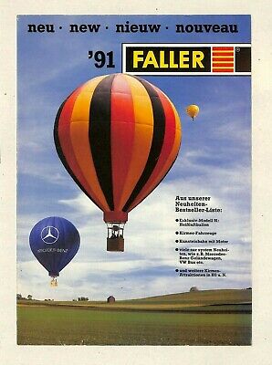Catalogue Faller / Accessoires Trains Miniatures / Jouets 1991