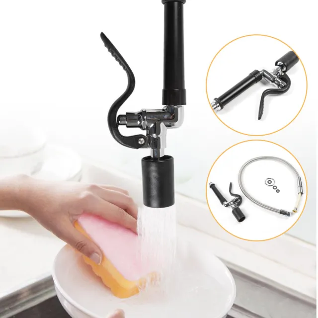 Pre-Rinse Faucet Head Sprayer Tap Spray+Hose For Dishwasher Shower Faucet