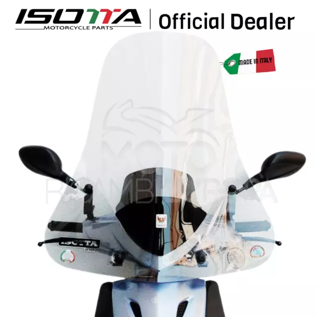 Parabrezza Paravento Isotta Alta Protezione Per Kymco Agility 150 2009