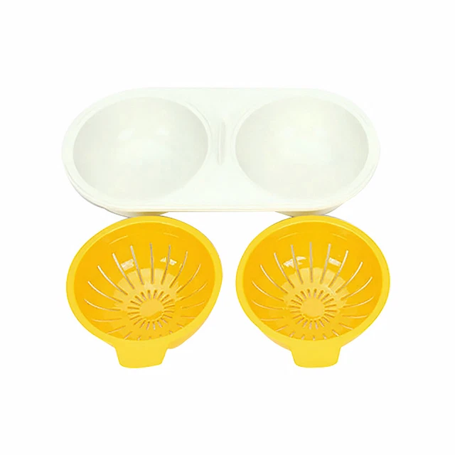 Microwave Oven Egg Steamer Household Egg Cooking Holder Tool Boiler Cooker
