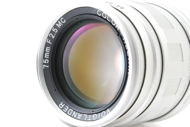 W/M ADAPTER VOIGTLANDER Color Heliar 75mm F2.5 L39 [Near MINT+]