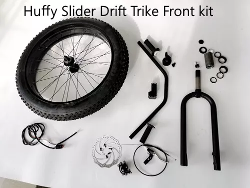 Drift Trike Motorised Slider fork handlebar front Fat 26 inch Wheel kit