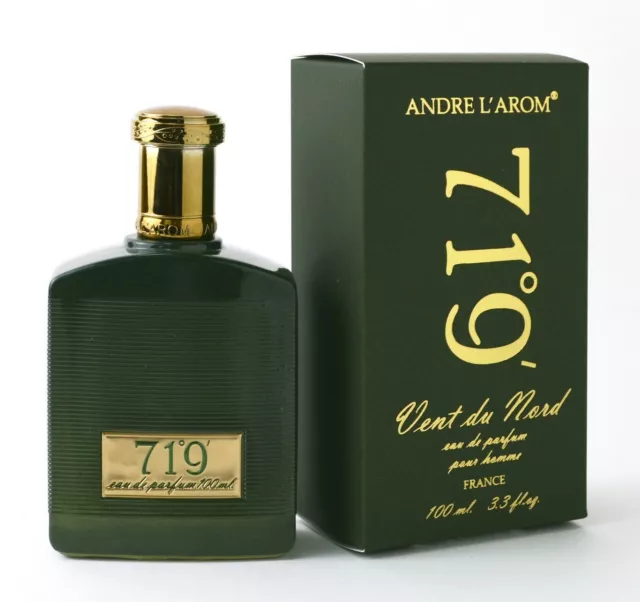 VENT DU NORD 71°9' Eau de parfum made in France for men 100ml / 3.3 fl oz