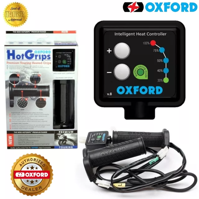 Oxford Hotgrips Premium Touring Uk Specific Hot Heated Grips - Of691 Rrp £79.99