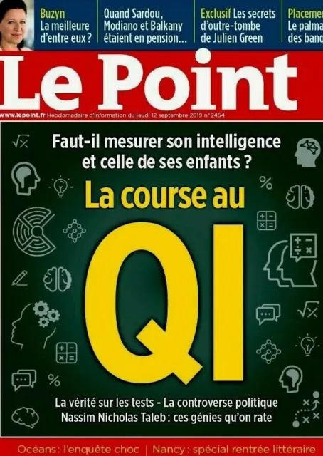 Le Point*N°2454*12/09/2019*Neuf Sous Film**Mesurer Intelligence*Qi**Julien Green