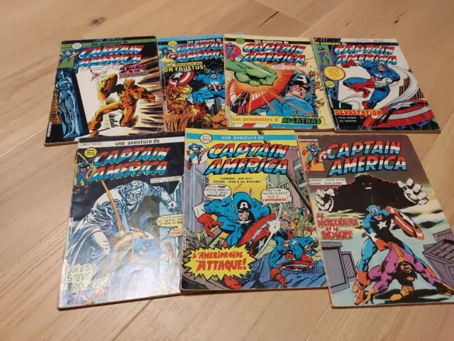 Lot De 7 Bd Comics Captain America N 2 A 26