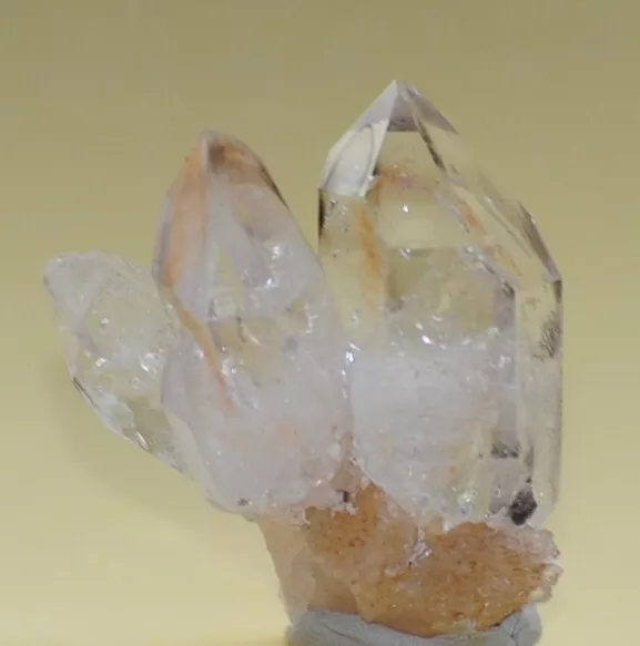 Brandberg Drillings  Bergkristallstufe Delphinkristall mit Barnaclekristall 