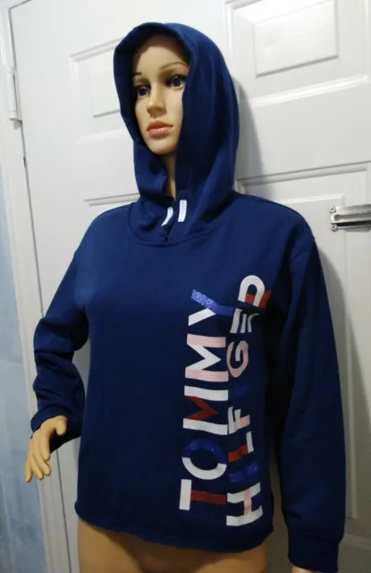 Tommy Hilfiger Crop Top Hoodie Sweater Girls Size XL (16)