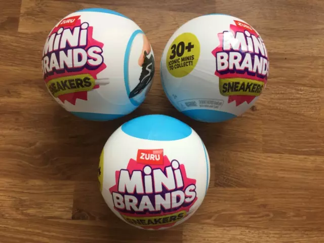 ZURU Mini Brands Sneakers Brands Capsule Mystery Real Miniature 3  NEW Ball 2024