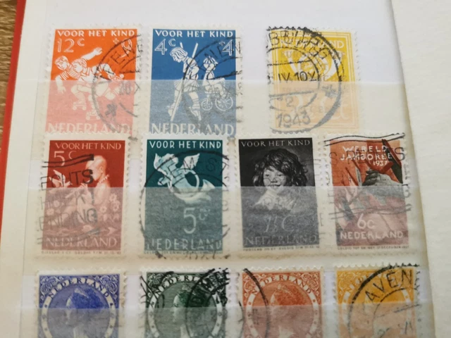 Briefmarken Niederlande Lot gestempelt 2