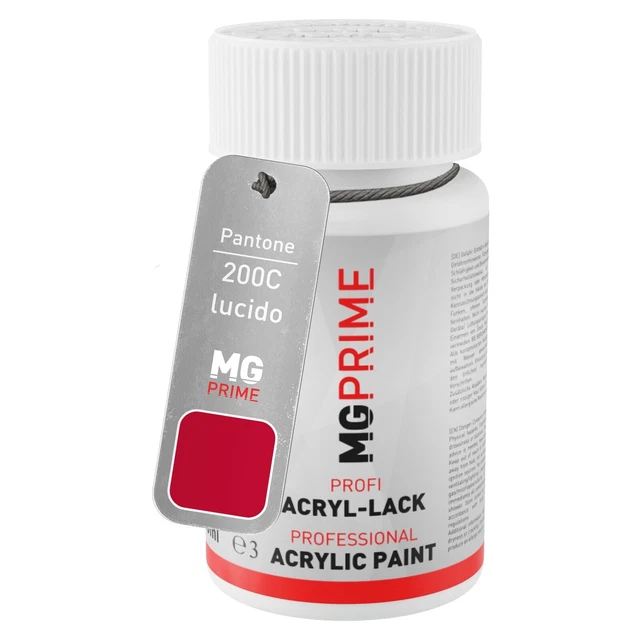 Pantone 200C Red lucido Stilo di ritocco da 50 ml ad asciugatura rapida