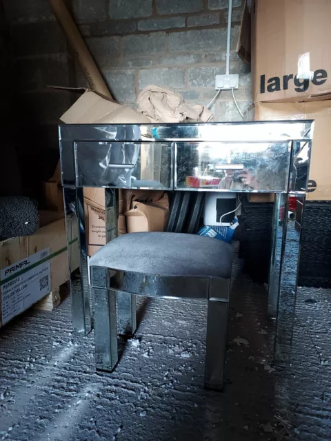 Mirrored Dressing Table And Stall